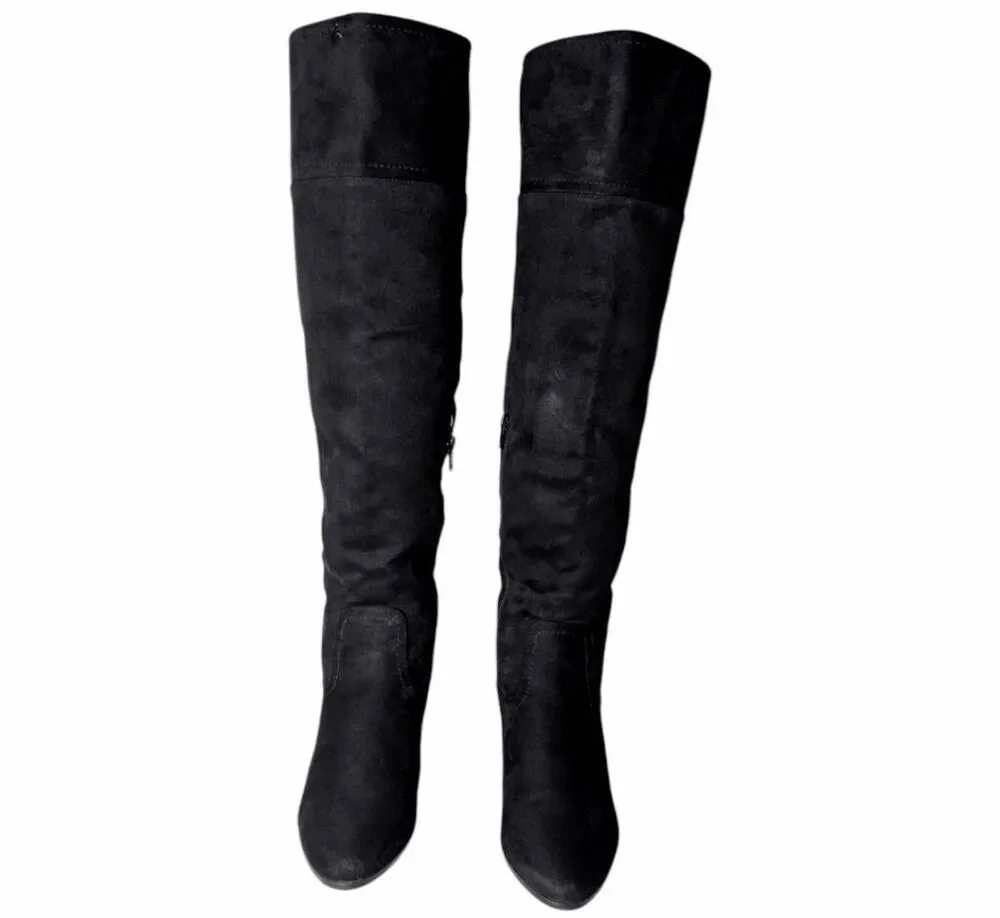 ANDREW GELLER Guava Over The Knee Boot Size 9M